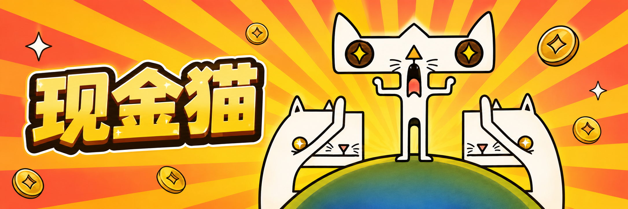Cashcat on CNY banner